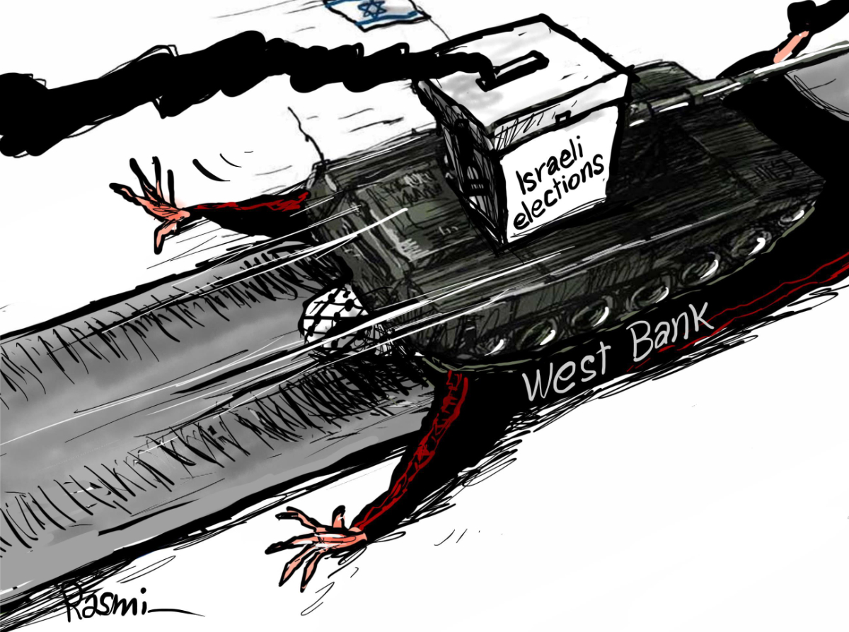 Cartoon by Amjad Rasmi. (Courtesy of Asharq Al-Awsat)