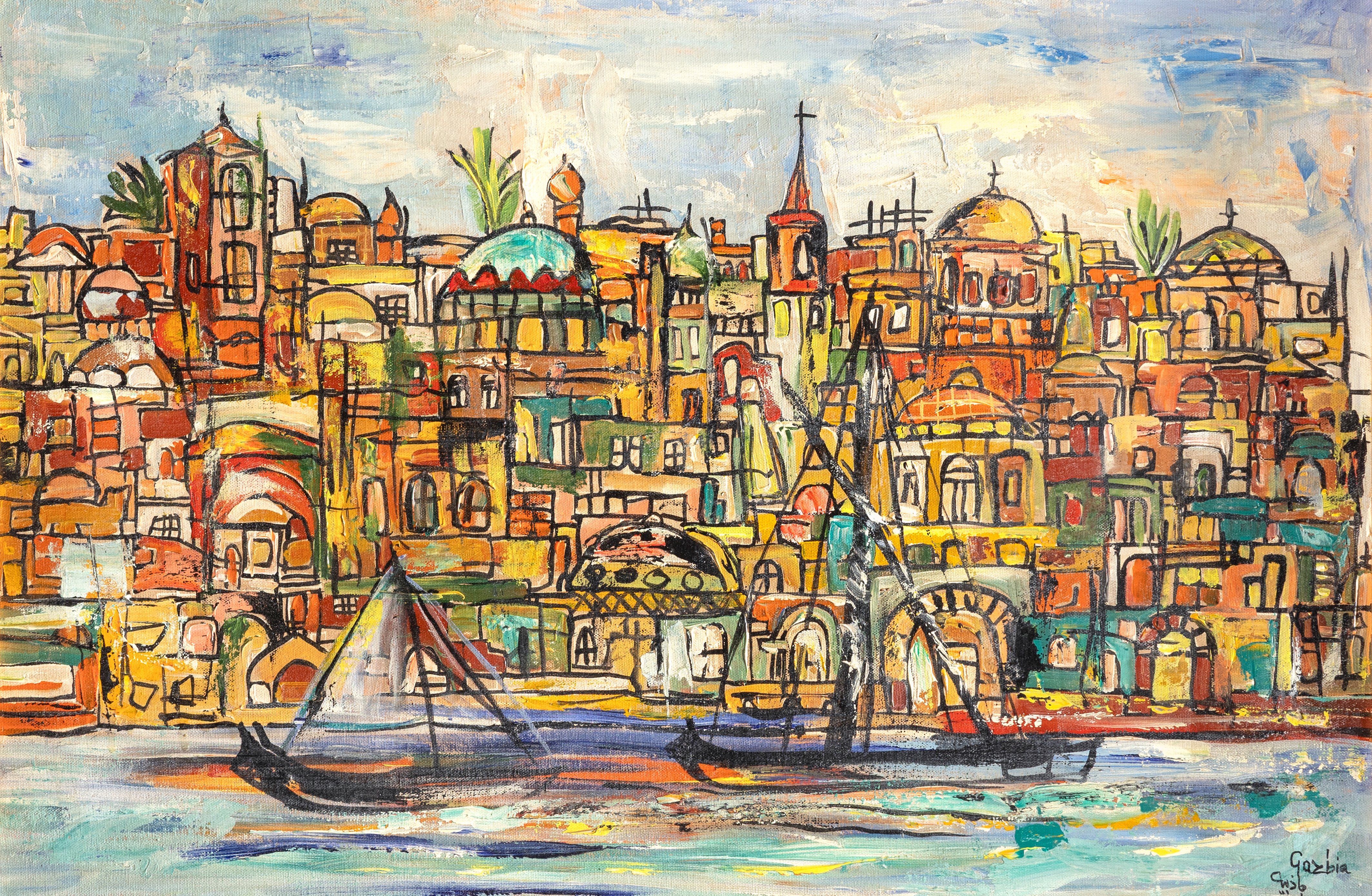Gazbia Sirry's untitled work. (Supplied)