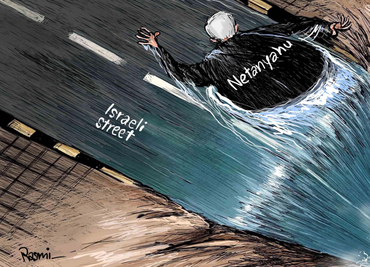 Cartoon by Amjad Rasmi. (Courtesy of Asharq Al-Awsat)