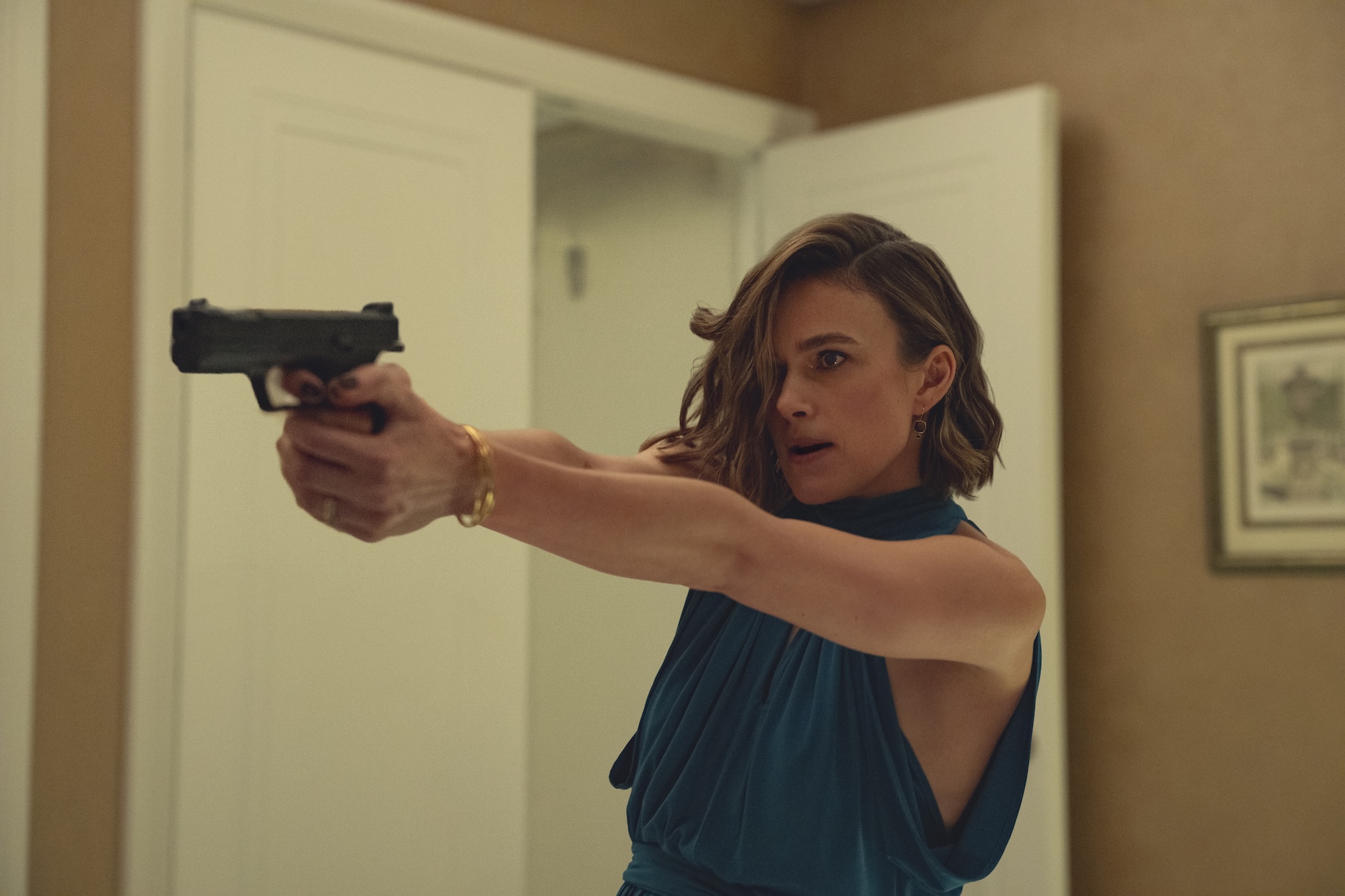 Keira Knightley returns as super-spy Helen Webb. (Supplied)