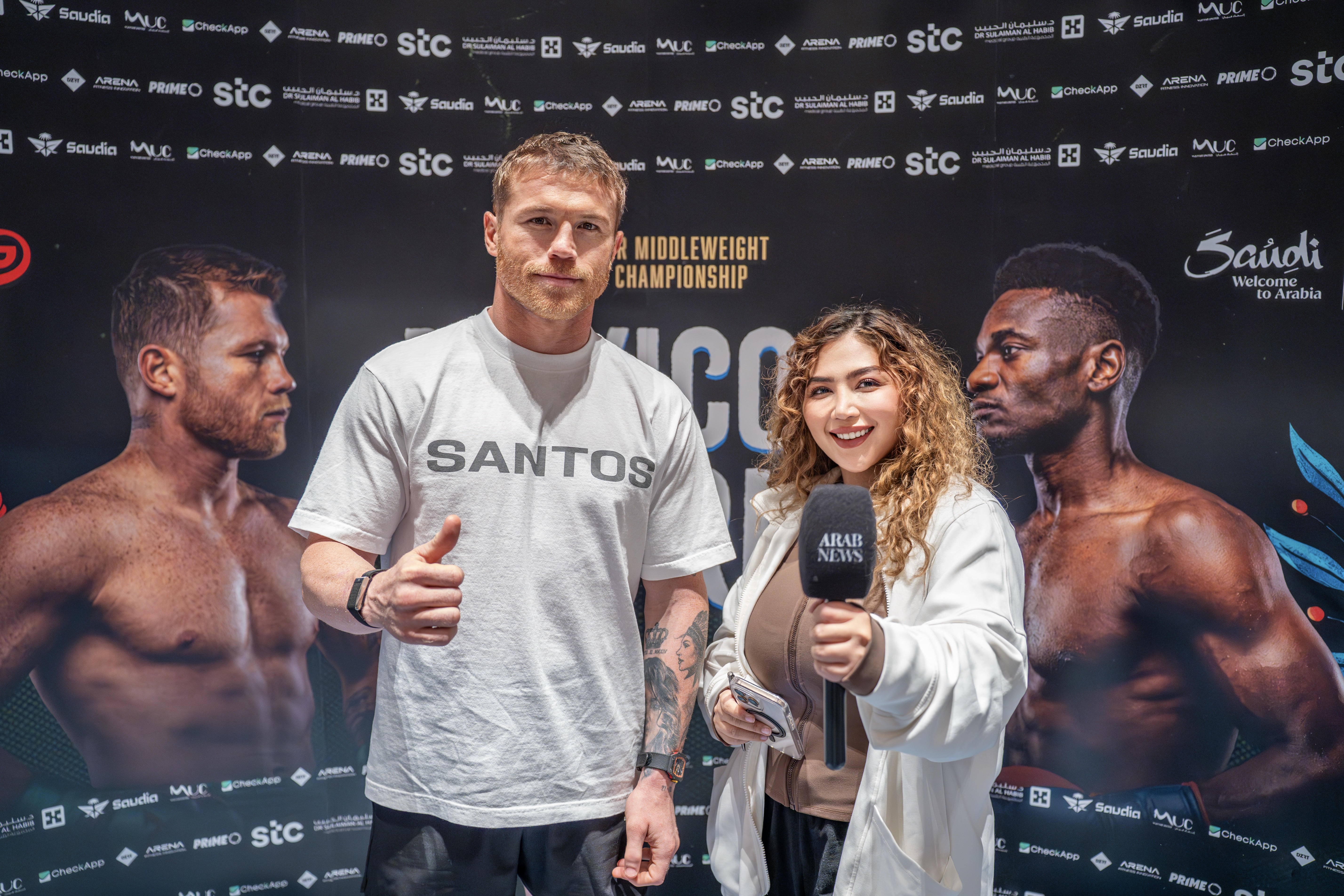 Canelo, Mbilli lead international boxing stars into Riyadh for ‘Mexico vs. The World’