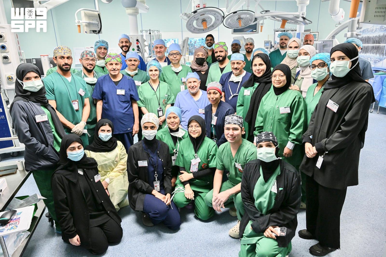 The team involved 44 consultants, specialists, nursing and technical staff.