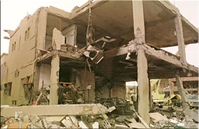 The Villas Were Reduced to a Heap of Rubble