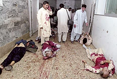 Carnage at Pak Mosque