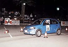 Hamada Is Star of Autocross Race