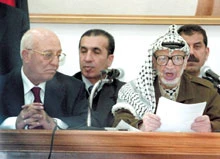 Arafat, Qorei Offer Israel Olive Branch