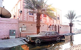 Sewage Surfaces in Jeddah Neighborhood