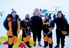 Saudi Skydivers Make It to the North Pole
