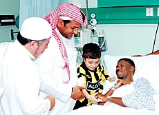 Recovering Ittihad Player Karaish Meets Fans, Friends in Hospital