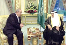 Allawi Meets With King Fahd