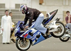 Young Stunt Riders Threaten Public Safety