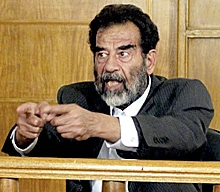 Abusive Saddam Trashes Court