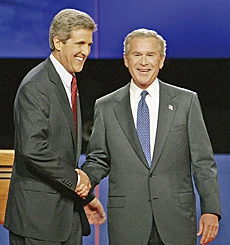 Kerry More Impressive Than Bush in TV Debate
