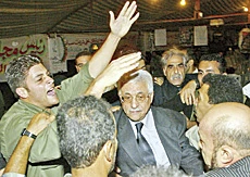 Abbas Caught in Gaza Gunfight