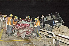 Road Accident Kills Five Bahrainis