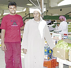 Business Wilting at Alkhobar Produce Market