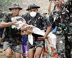 Four Filipinos Pulled Alive From Rubble After 11 Days