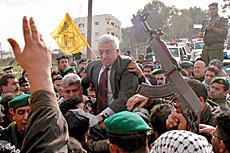 Abbas Gets Hero’s Welcome in Rafah Camp