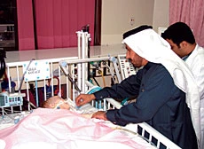 Prince Abdullah Shows Concern About Twins