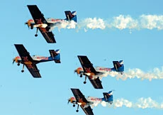 Flying Bulls Keep Spectators Spellbound