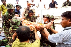 Desperate Search for Quake Survivors