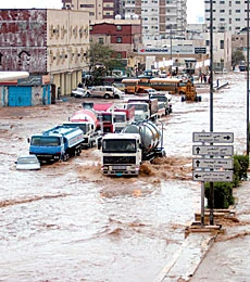 Rains, Hailstorm Hit Jeddah; 5 Dead