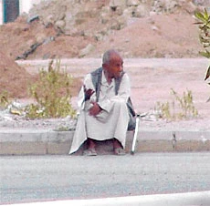 A Beggar Who Spends SR1,200 on Taxi, Minder