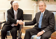 Bush Backs Abbas Efforts