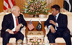 Musharraf, Cheney Discuss Terrorism