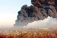 Massive Blast Hits UK Fuel Depot