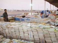 Books Sold by the Kilo at Jeddah Market