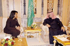 Abdullah, Rice Discuss Global Issues