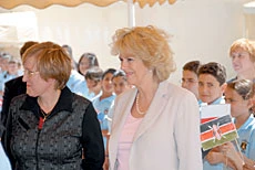 Duchess of Cornwall Visits Multinational School