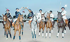 Blue Team Win Mercedes-Benz Polo Cup