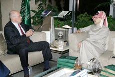 Prince Alwaleed Receives Goldman Sachs CEO