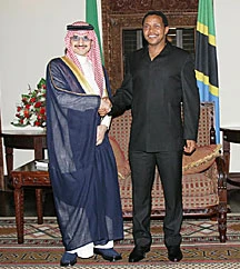 Prince Alwaleed Meets Tanzanian President