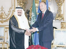 Sultan, Chirac Discuss ME