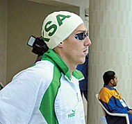 Saudi Swimmer Makes a Splash