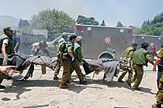 Rocket Kills 12 Israeli Soldiers