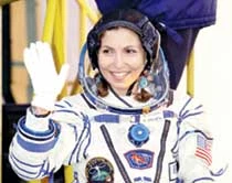 First Woman Tourist Blasts Into Orbit