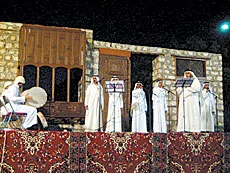 Songs, Acrobatic Feats Bring Al-Qurayat Eid Evening to Life