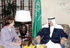 Abdullah, Pelosi Discuss ME