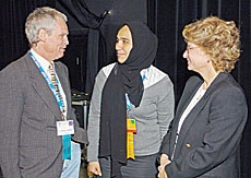 Saudi Girl Dines With Nobel Laureates