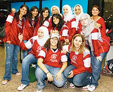 AUS Down Jeddah United Women’s Team