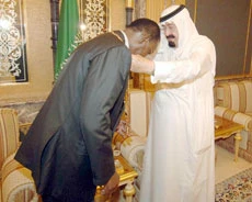 Abdullah Meets Chadian President