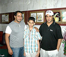 Aseeri Twin Brothers Hooked on Snooker