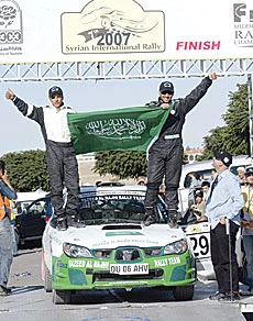 Al-Rajhi Sixth in Syria Rally