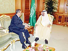 Abdullah, Moussa Discuss Lebanon