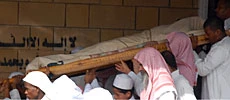 Family Members Bury Al-Huraisi in Riyadh