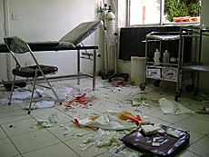 Janitors Run Riot at Makkah Clinic